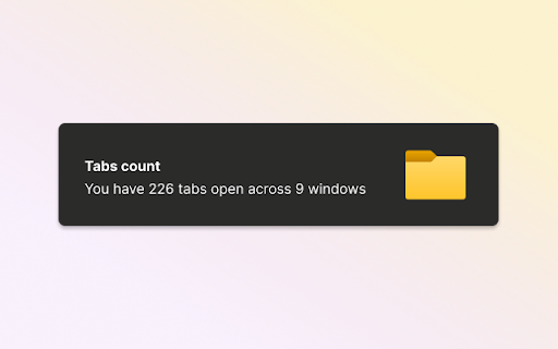 Tabs count screenshot 1