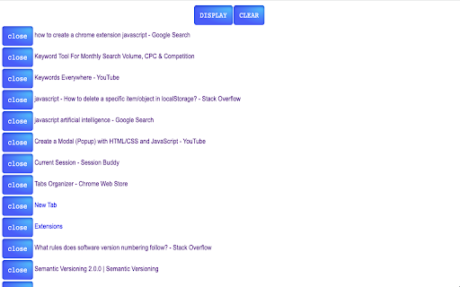 Tabs Organizer screenshot 1