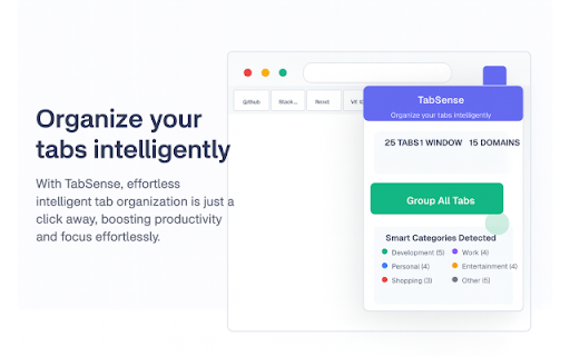 TabSense screenshot 1
