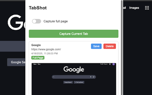 TabShot screenshot 1