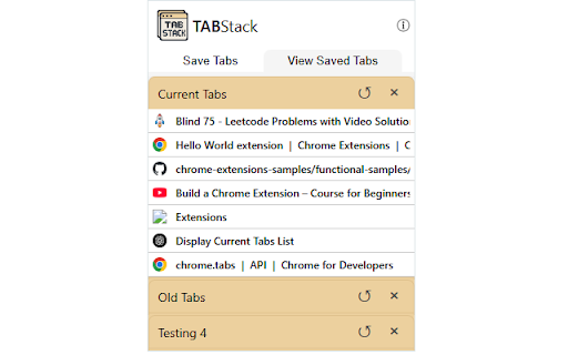 TabStack screenshot 1