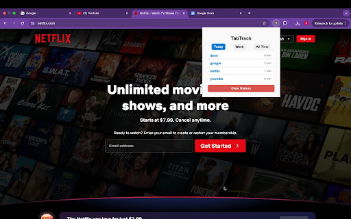 TabTrack screenshot 1