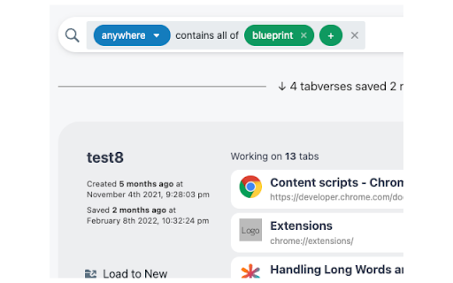 Tabverse screenshot 1
