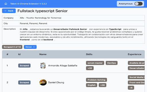 Talent AI screenshot 1