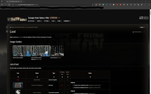 TarkovGenie screenshot 1