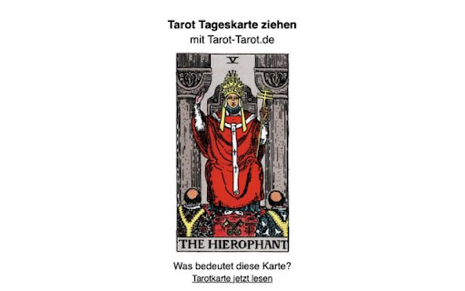 Tarot Tageskarte ziehen mit Tarot-Tarot.de screenshot 1