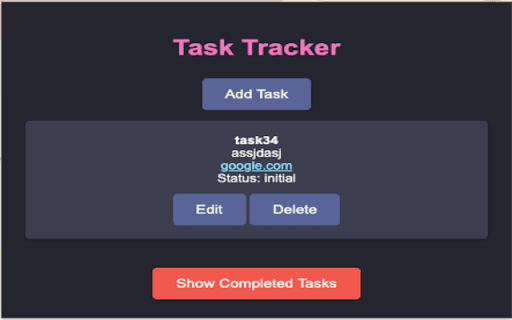 Task Tracker screenshot 1