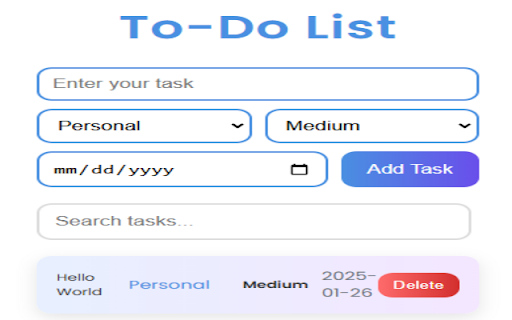 TaskMaster Pro screenshot 1