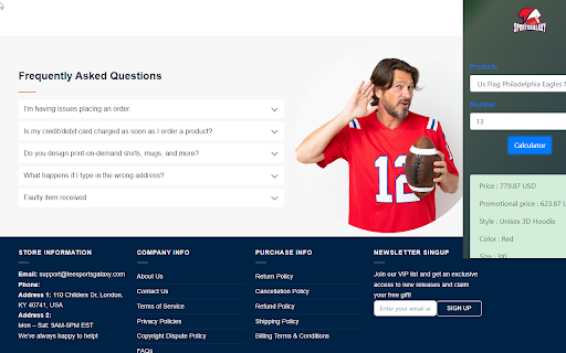 Tee Sports Galaxy screenshot 1