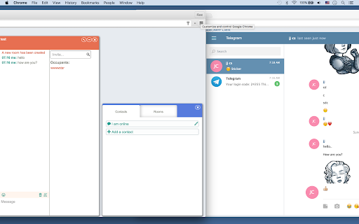 Telegram and Jabber, XMPP Messenger screenshot 1