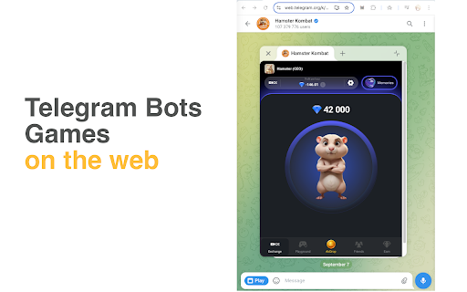 Telegram game bots on the web screenshot 1