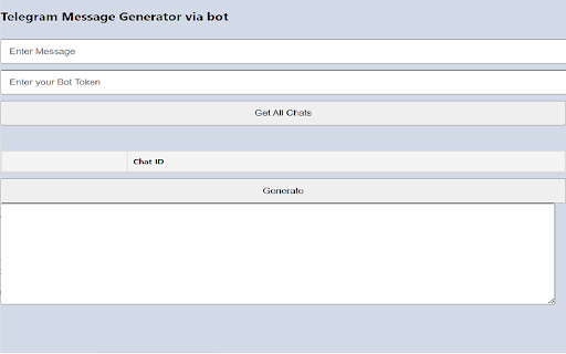 Telegram Message Generator screenshot 1