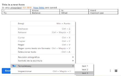 Templateasy screenshot 1