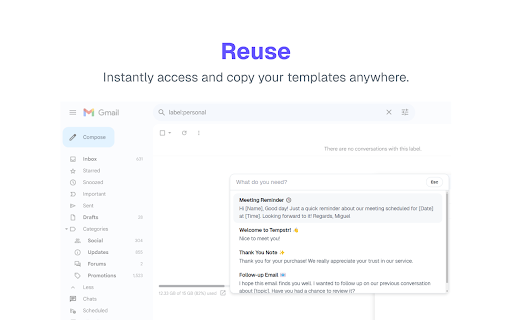 Tempstr screenshot 1