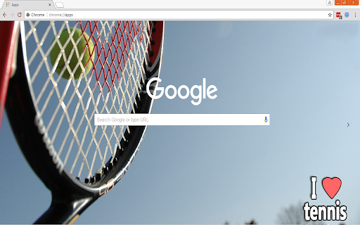Tennis Theme screenshot 1