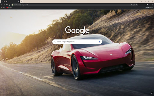Tesla Roadster Theme screenshot 1