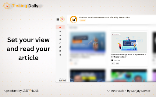 Testing Daily | The Tester's Home Page screenshot 1
