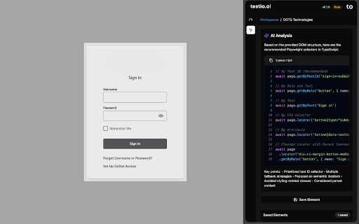 Testio AI screenshot 1