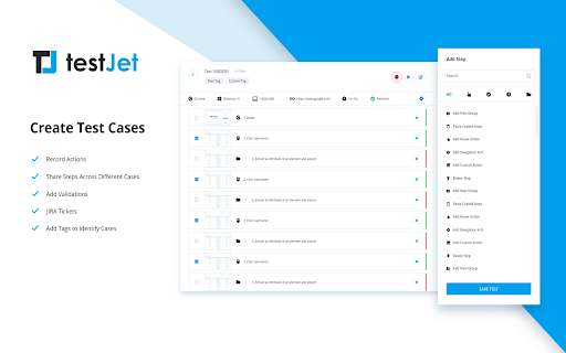 TestJet screenshot 1