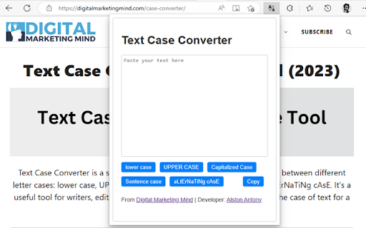 Text Case Converter screenshot 1