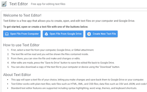 Text Editor screenshot 1
