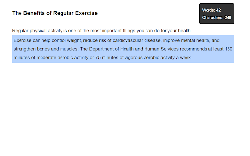 Text Highlighter Counter screenshot 1
