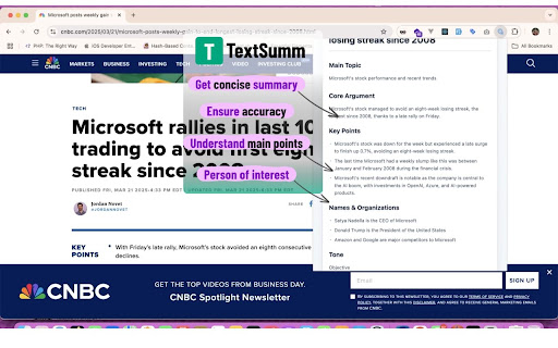 Text Summary screenshot 1