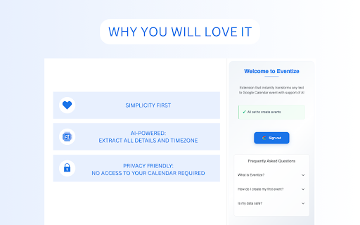 Text to Google Calendar screenshot 1