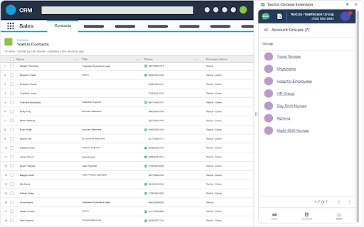 TextUs Chrome Extension screenshot 1