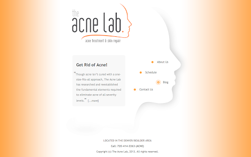 The Acne Lab Client Portal screenshot 1
