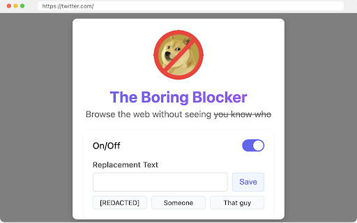 The Boring Blocker screenshot 1