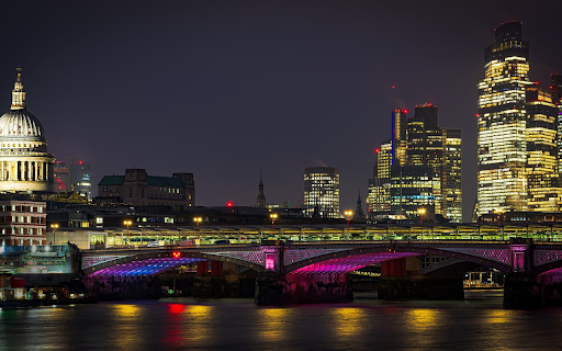 The bridge and the purple lights screenshot 1