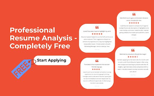 The Captain's Resume-Job Fit Check screenshot 1