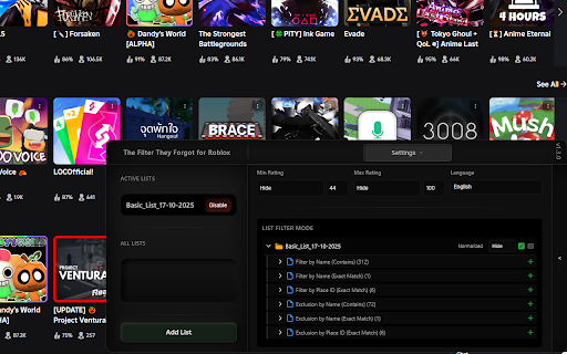 The Filter They Forgot for Roblox screenshot 1
