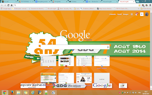 Theme gdgabidjan independance CI 2 screenshot 1