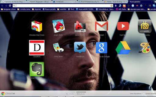 Theme - Ryan Gosling screenshot 1