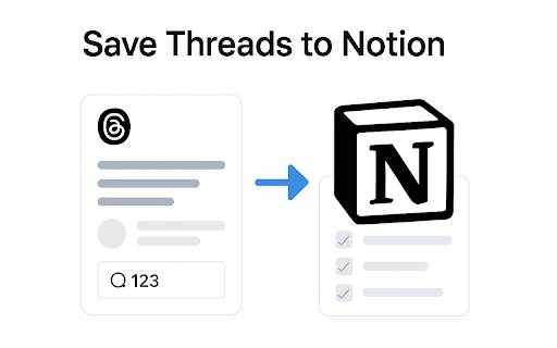 threads2notion screenshot 1