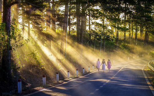 Three girls walking screenshot 1