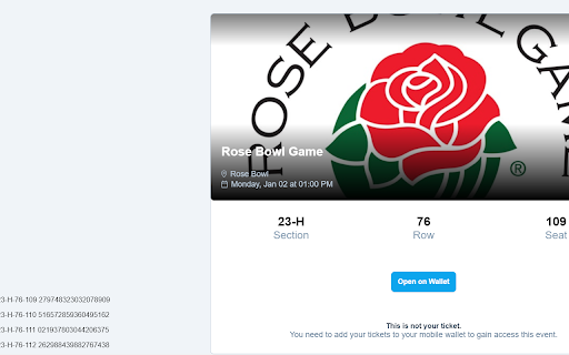 Ticket Barcode Parser Extension screenshot 1