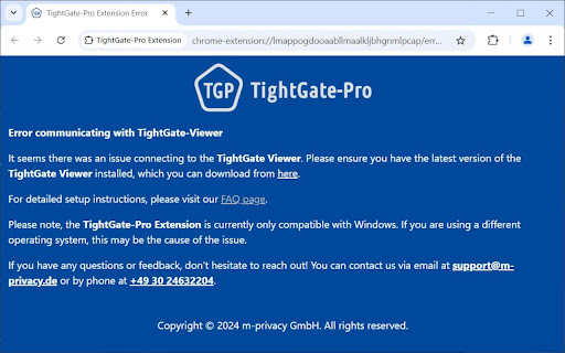 TightGate-Pro Extension screenshot 1