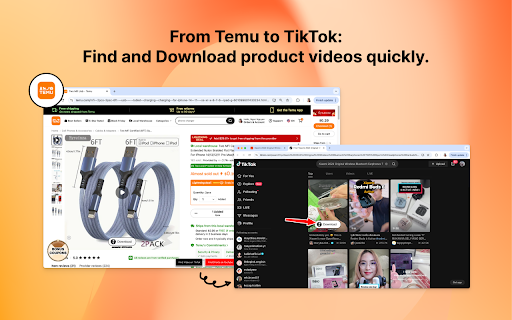 TikMiner: TikTok Video Downloader for Dropship screenshot 1