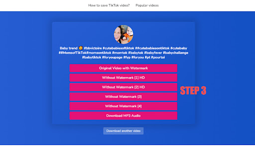 Tiktaklab - TikTok Video Downloader screenshot 1