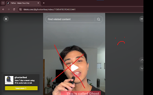 TikTok AdBlock screenshot 1