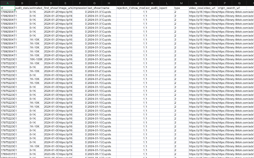 TikTok Ads Extractor screenshot 1