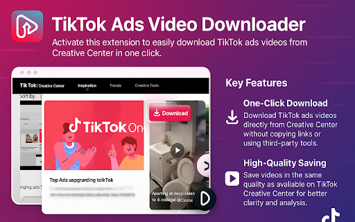 TikTok Ads Video Downloader screenshot 1