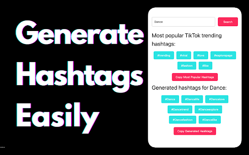 Tiktok Hashtag Generator screenshot 1