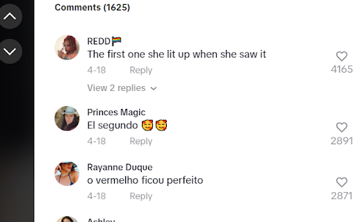 TikTok Sorted Comments By Likes screenshot 1