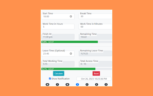 Time Calculator screenshot 1