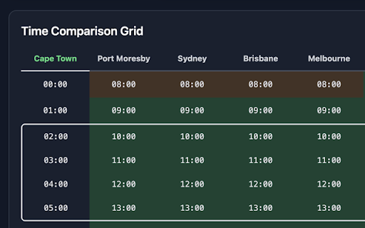 Time finder screenshot 1