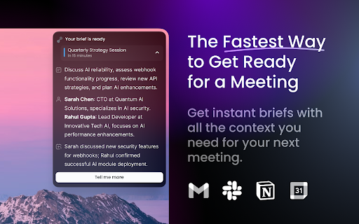timeOS: AI Meeting & Calendar Assistant screenshot 1